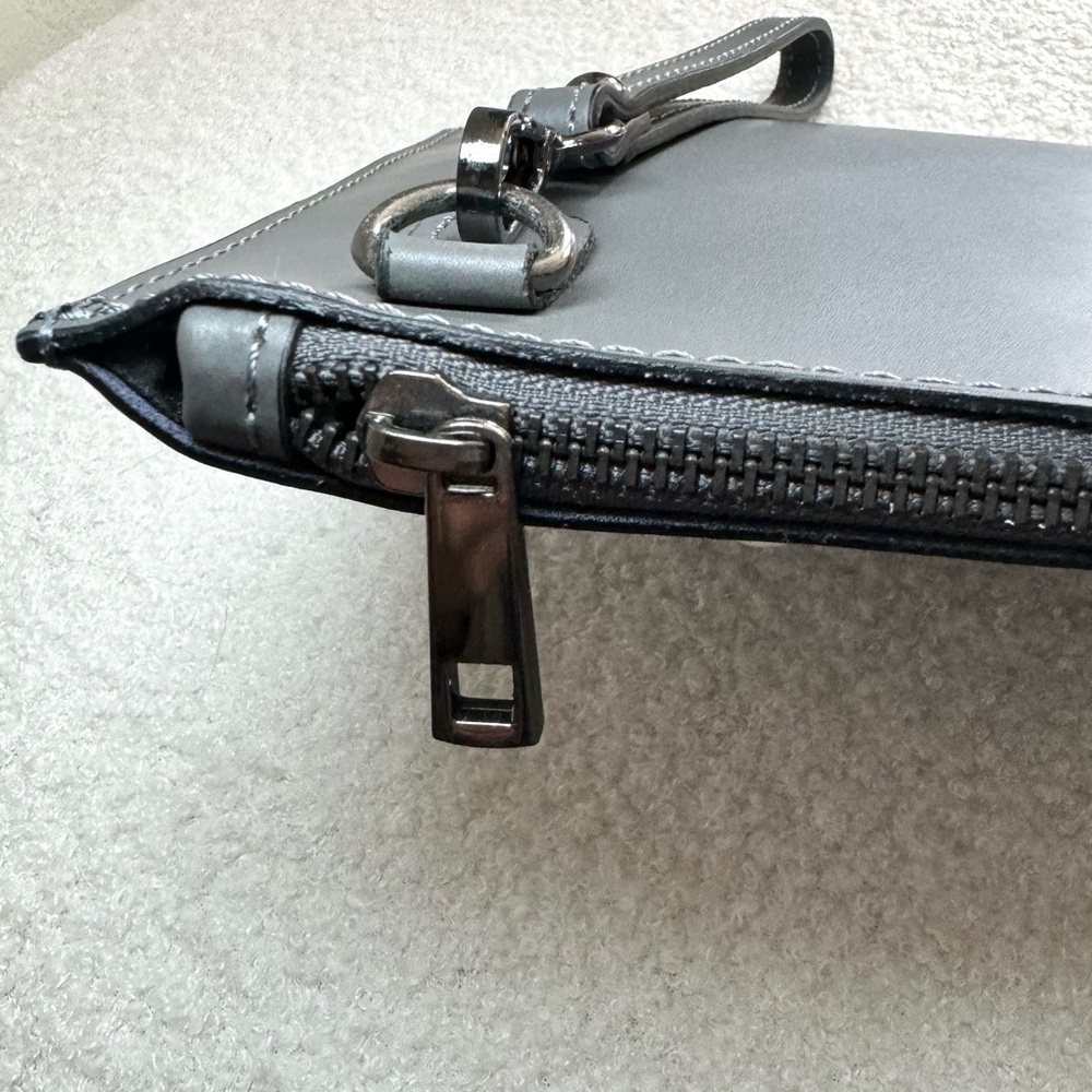 GENUINE LEATHER GREY BEE BAG - Picture 5 of 9